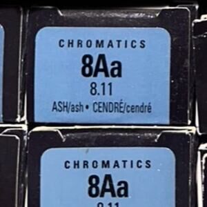 Redken Chromatics Hair Color 8Aa‎ 8.11 Ash Cendre Ammonia Free ODS2 Set of 2